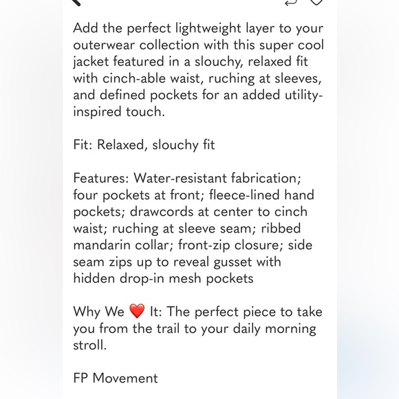 Free People Movement Jacket NWT - Picture 9 of 10